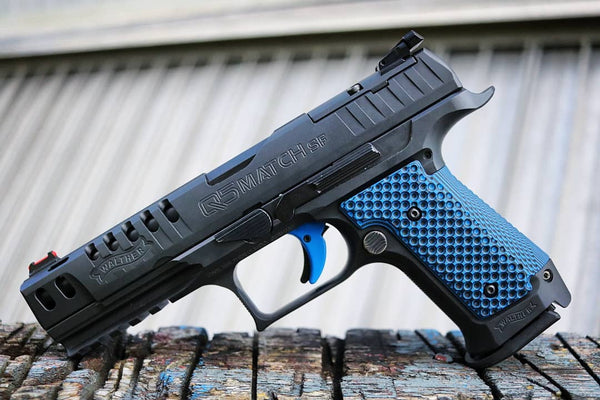 LOK Grips Walther Q5 Match SF Thin Bogies Blue Black