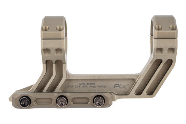 PLx 30mm Cantilever Mount 2.04” - Clear Anodised
