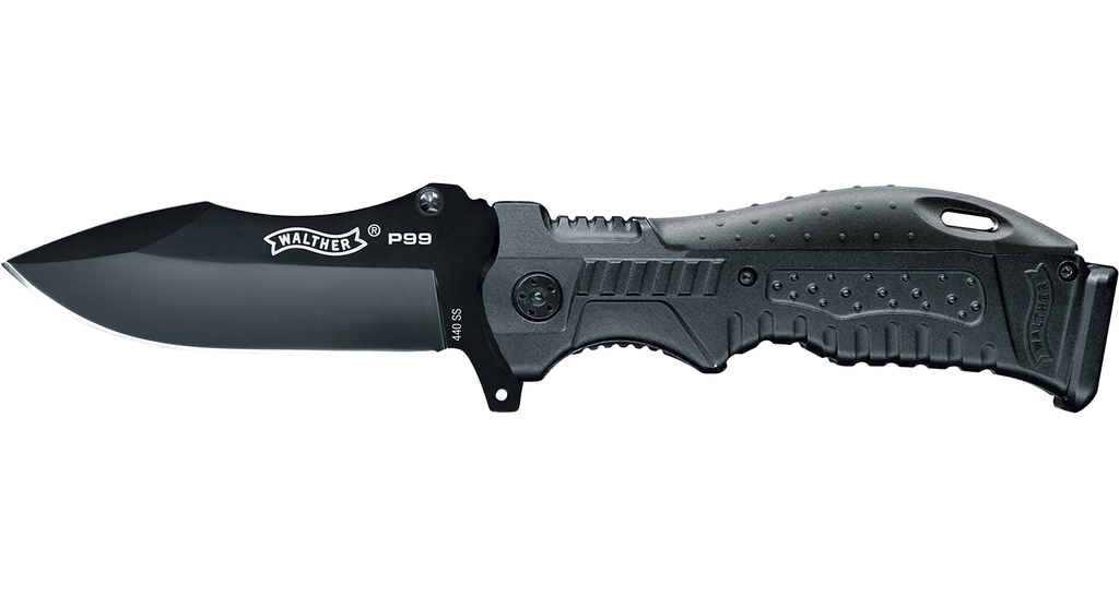 Knife Walther P99 Folding Knife 440C, knives, one-handed folding - Frontier Outdoors Australia