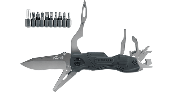 Knife Walther Pro Multi Tac Pro Multi Tool 12C27, knives, tools - Frontier Outdoors Australia